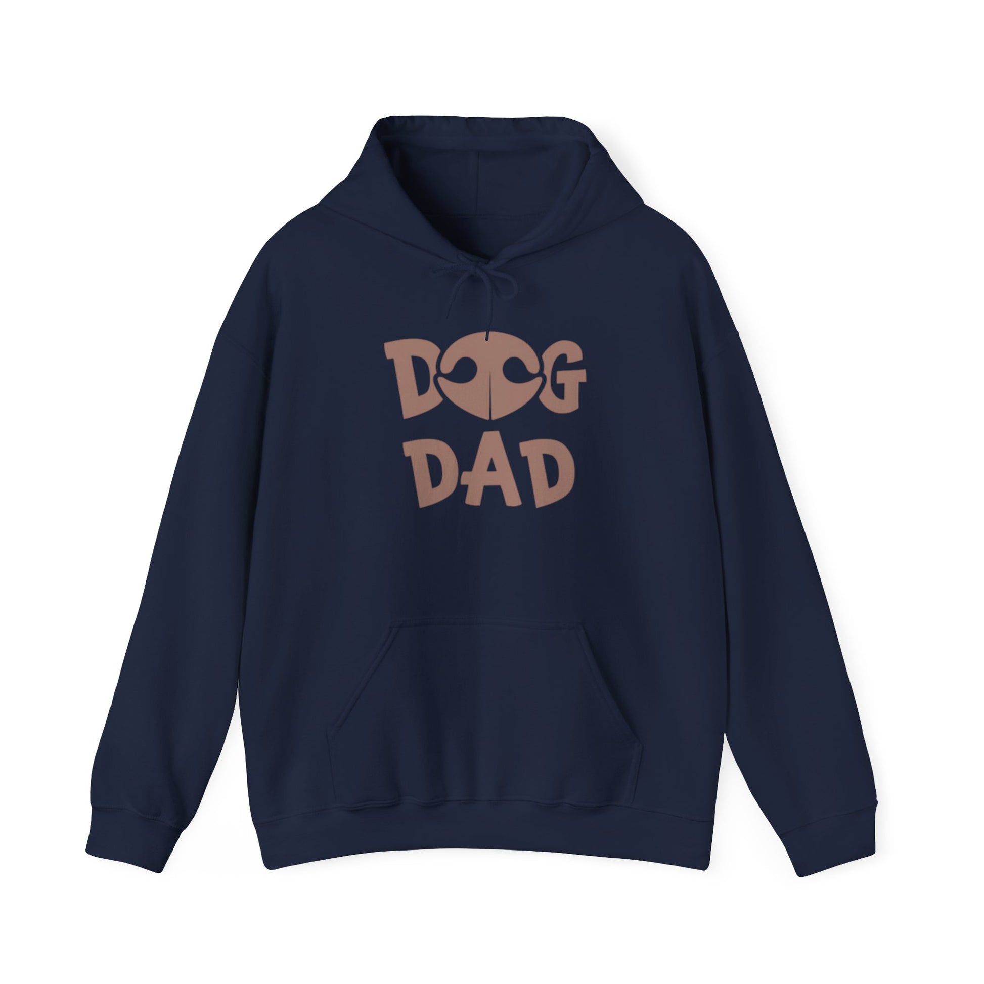 Dog Dad Hoodie — Cute Retro Paw Print Sweatshirt for Dog Lovers