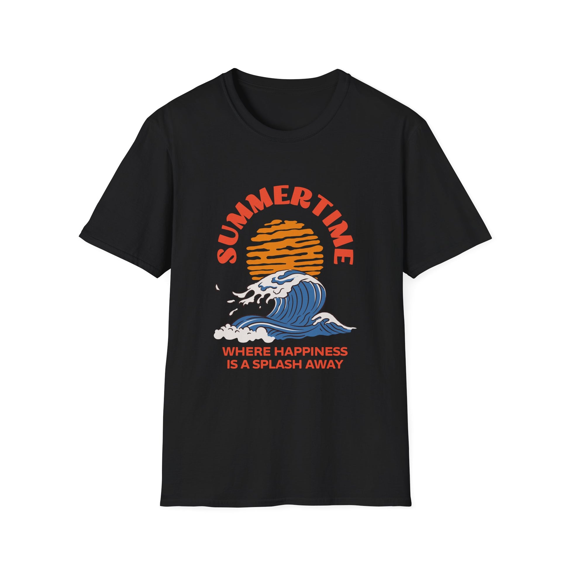 Summertime Splash Unisex Softstyle Tee