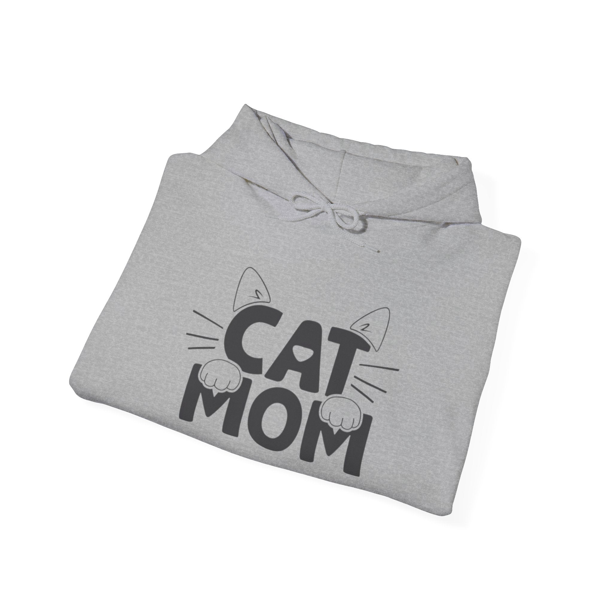 🐾 CAT MOM Comfort Hoodie – For Fierce Feline Fans!