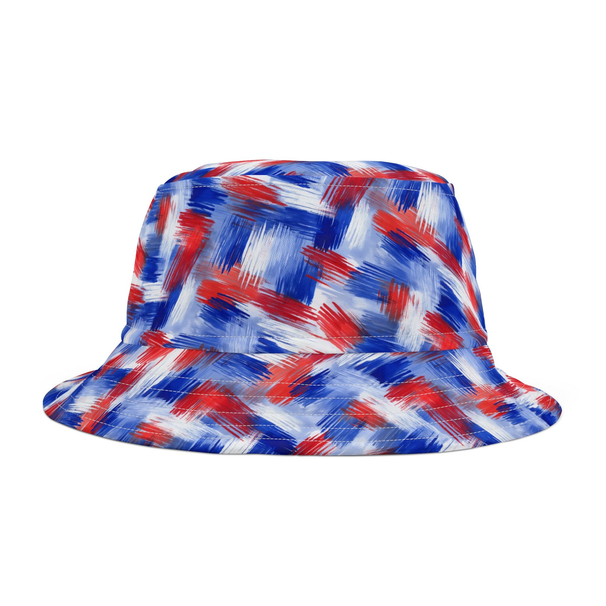 Brushstroke Bold Bucket Hat – Star-Spangled Summer Style