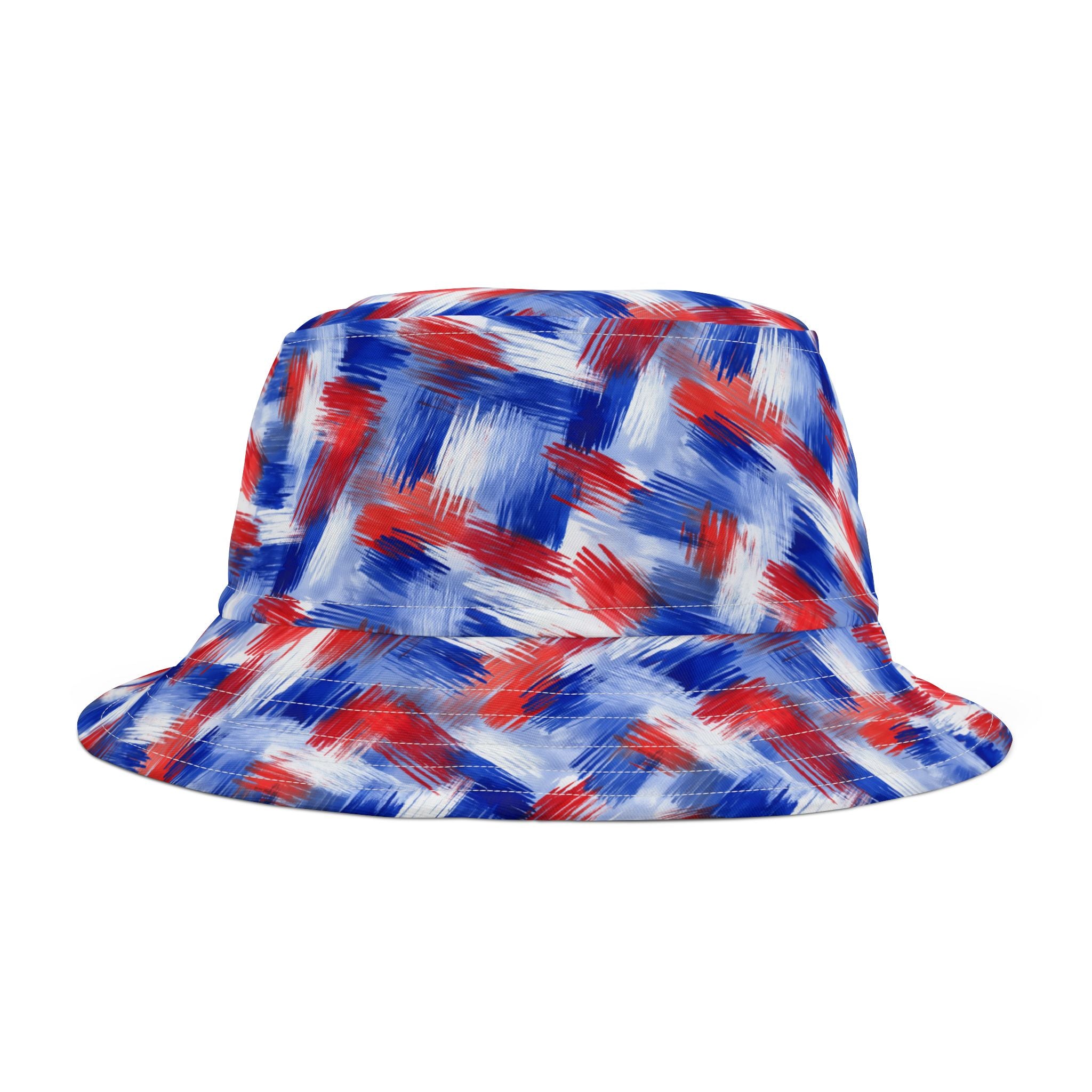 Brushstroke Bold Bucket Hat – Star-Spangled Summer Style