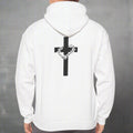 "He Is Risen" Cross & Crown of Thorns Christian Hoodie – Faith in Every Thread