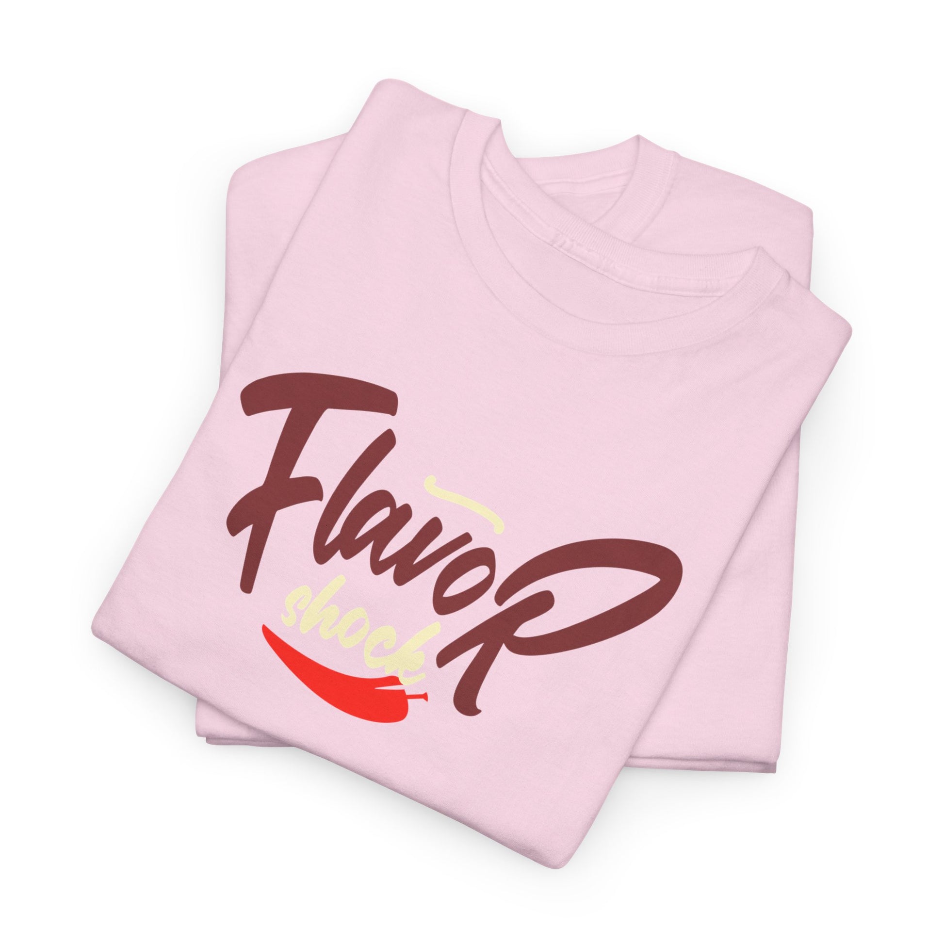 Flavor Shock Champion Unisex Heavy Cotton Tee – Chili Cook-Off Apparel for the Bold & Spicy!
