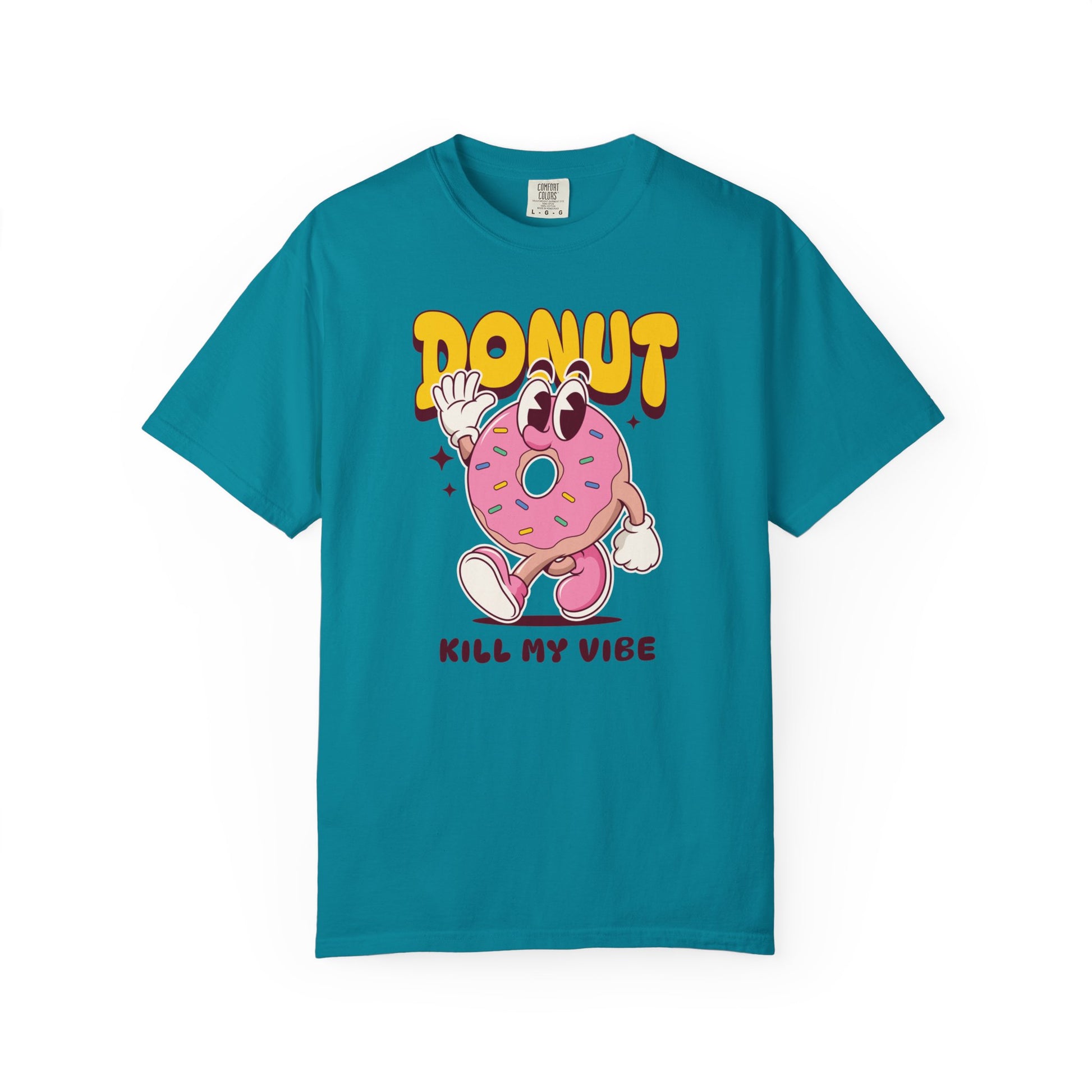 “Donut Kill My Vibe” Unisex Summer Garment-Dyed T-shirt – Sweet Style for National Donut Day!