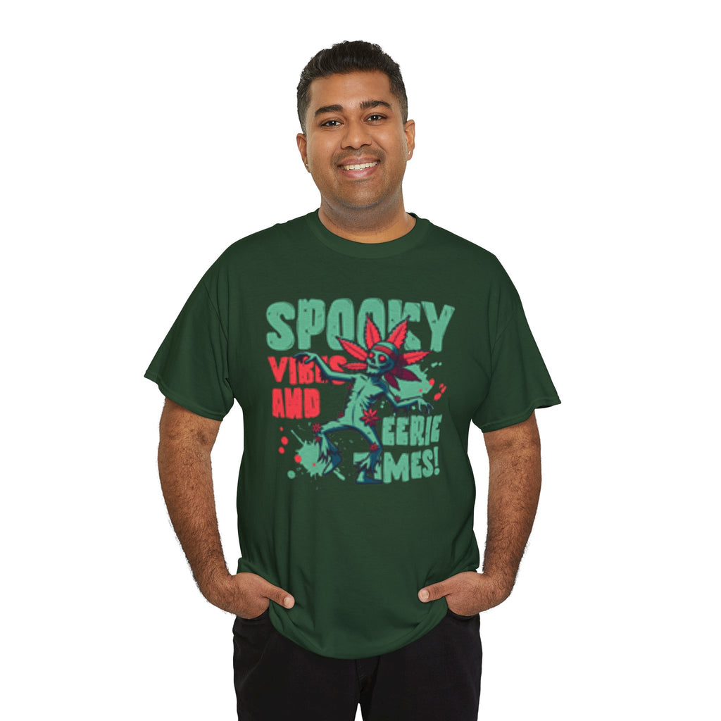 Gothic Style Spooky Vibes Unisex Heavy Cotton Tee