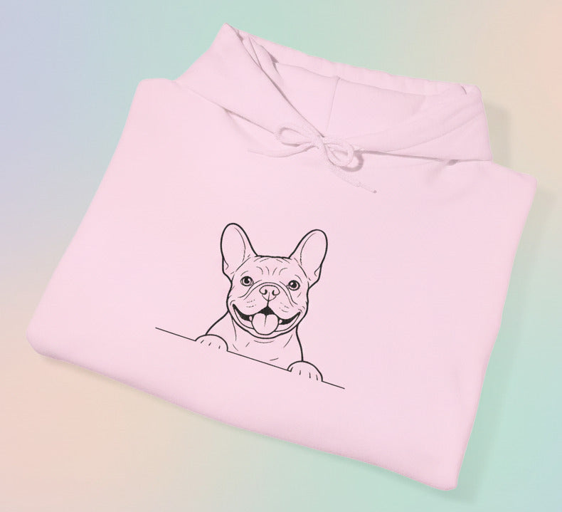 Frenchie Forever Comfort Hoodie – Unisex Graphic Hoodie for Dog Lovers