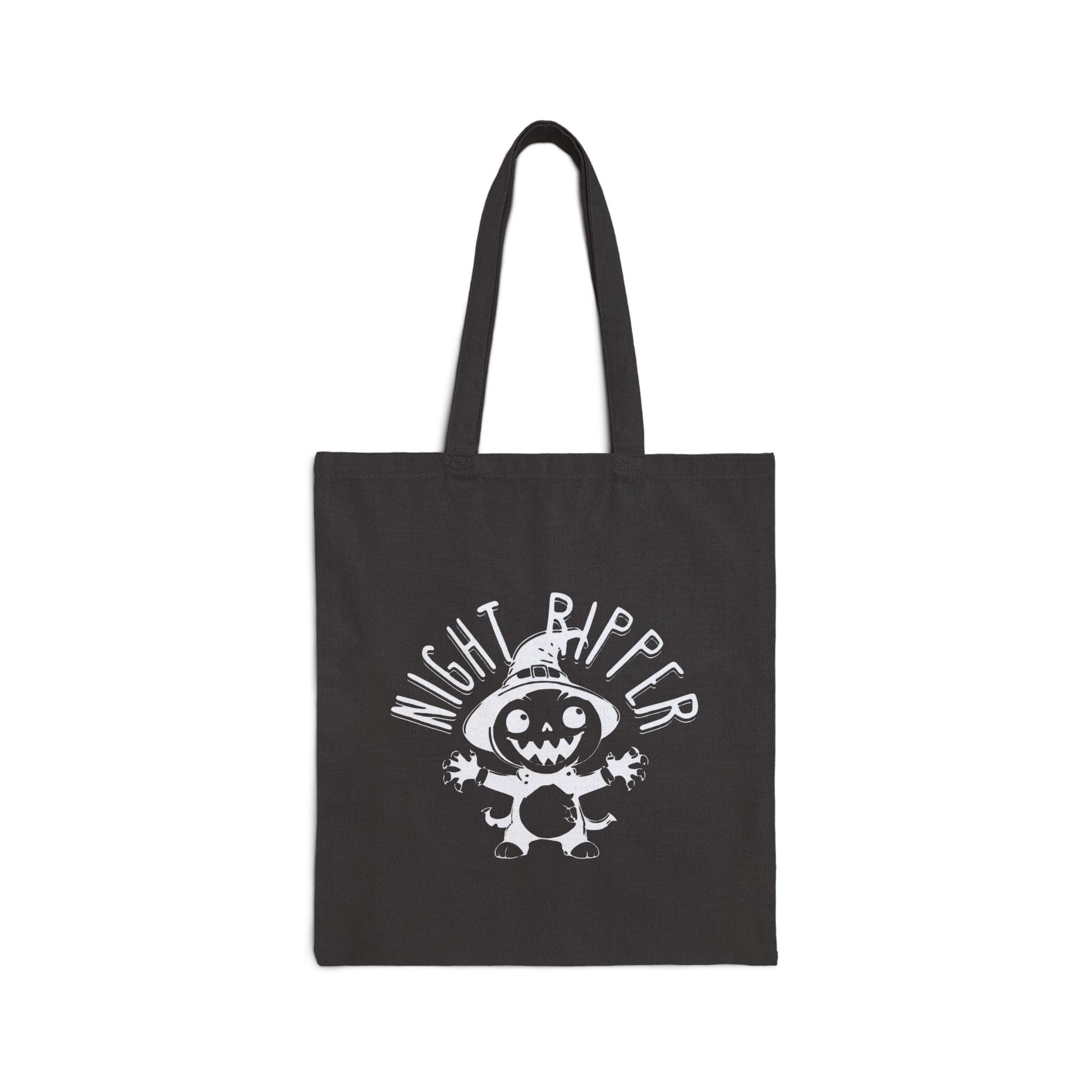 Night Ripper Halloween Tote – Fierce, Fun & Full of Fright Cotton Canvas Tote Bag