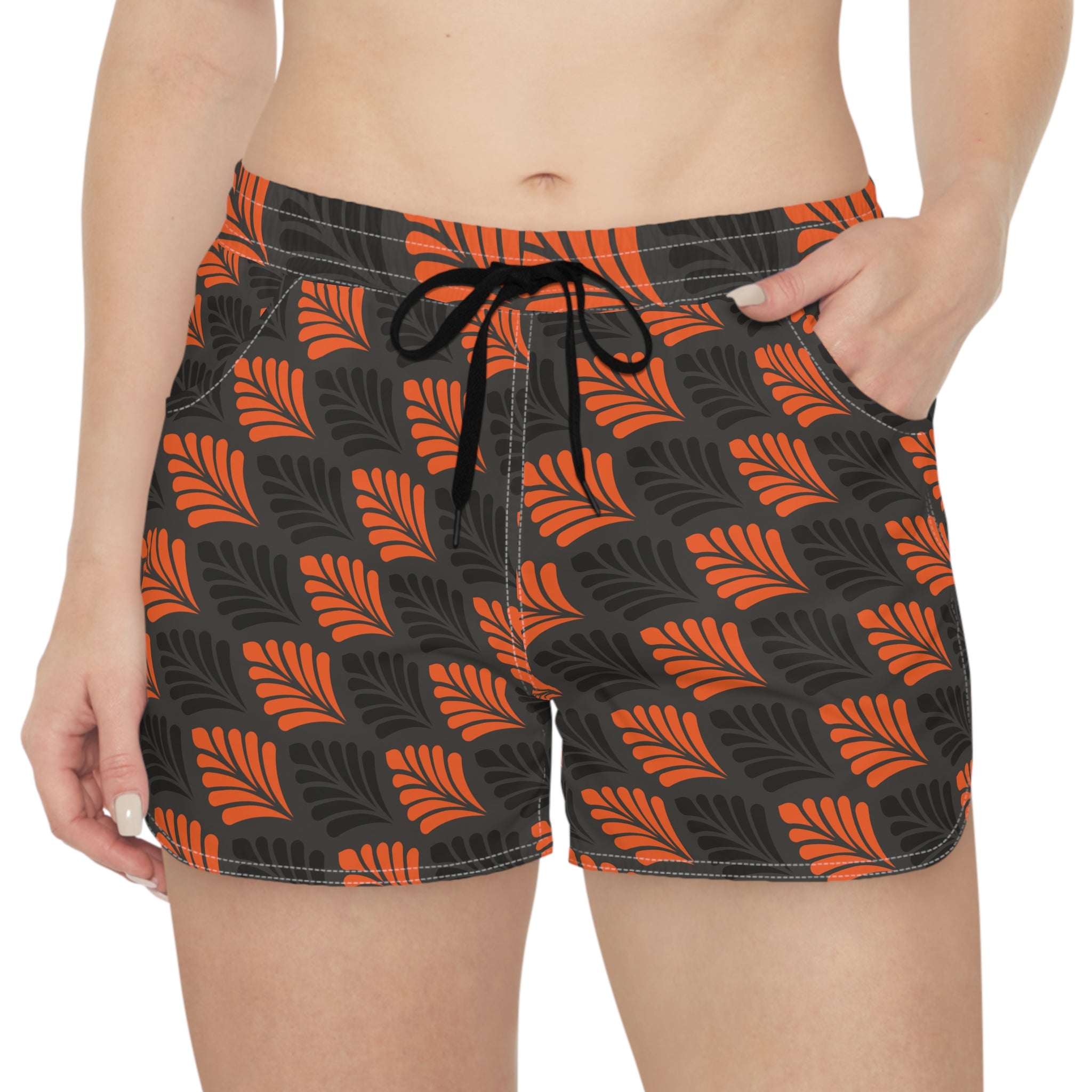 Tropic Flame Women’s Beach Shorts-Bold Swim & Surf Shorts