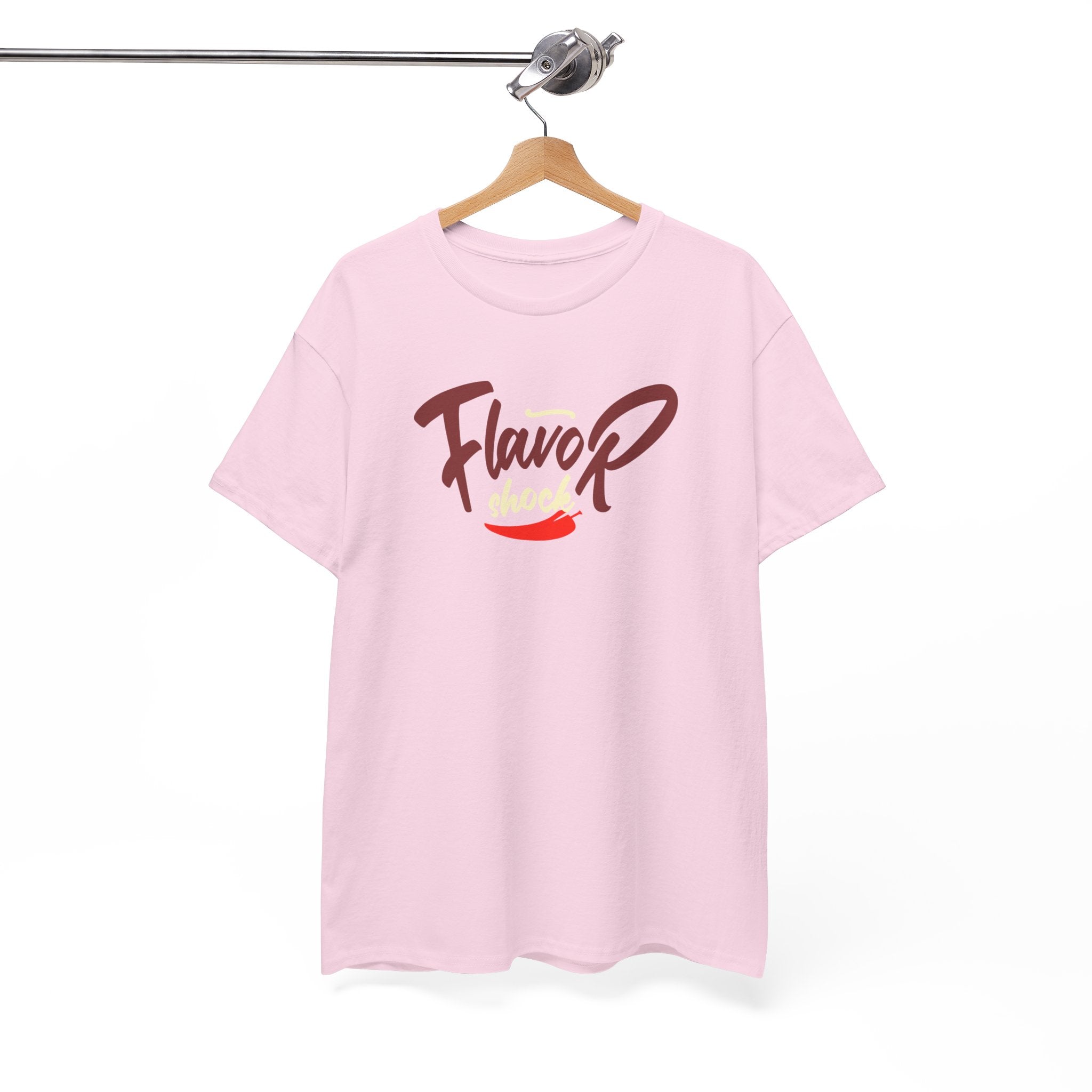 Flavor Shock Champion Unisex Heavy Cotton Tee – Chili Cook-Off Apparel for the Bold & Spicy!