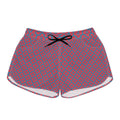 Retro Bloom Beach Board Shorts-Women’s Swim & Surf Shorts