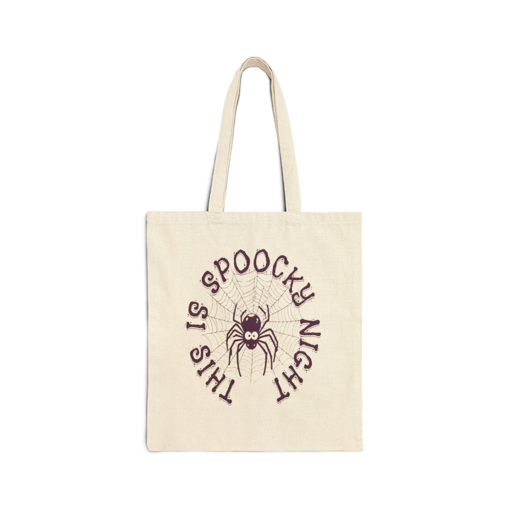 Spooky Night Spider Tote – Web of Treats Awaits