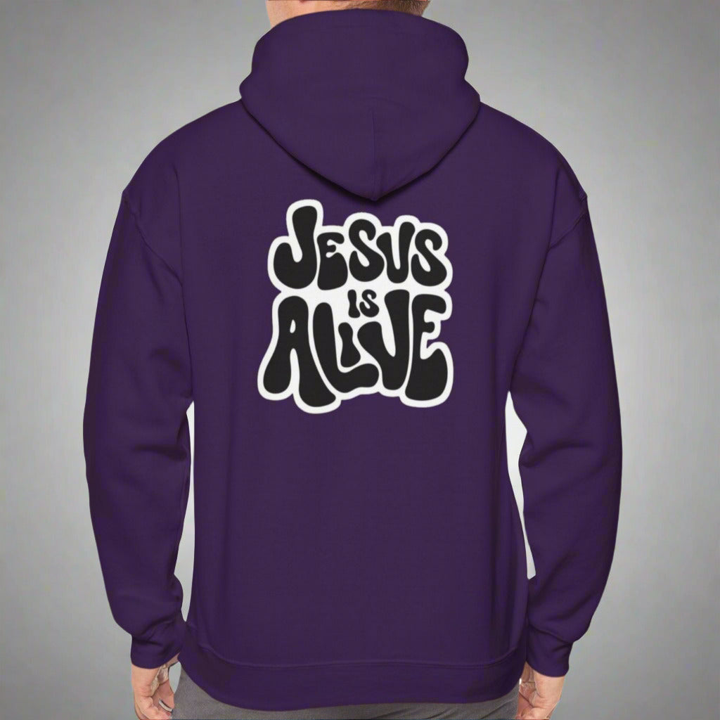 "Jesus is Alive" Unisex Heavy Blend Hoodie - Faith Inspired Apparel