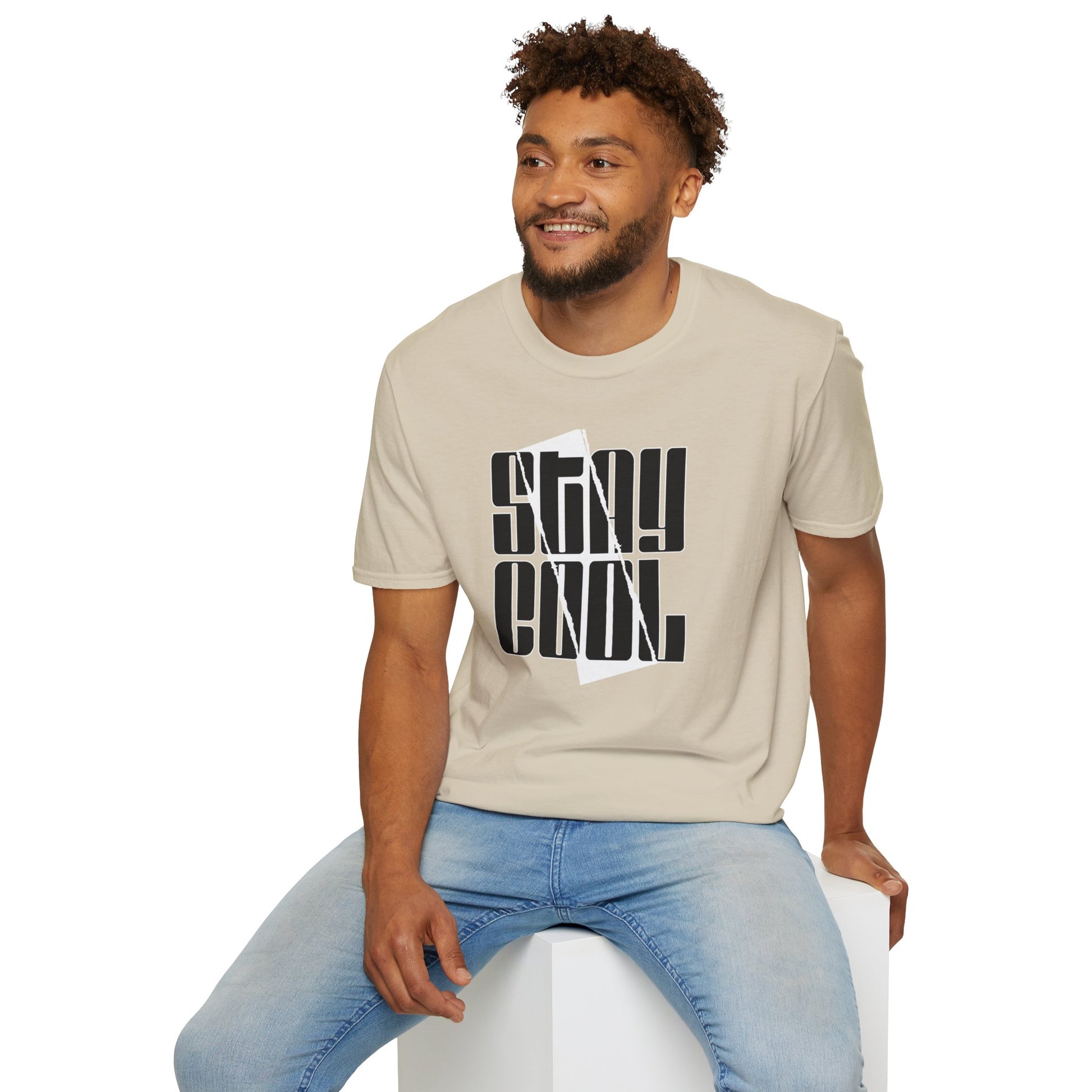 Stay Cool Graphic Unisex Softstyle T-Shirt - Chill Vibes, Hot Look