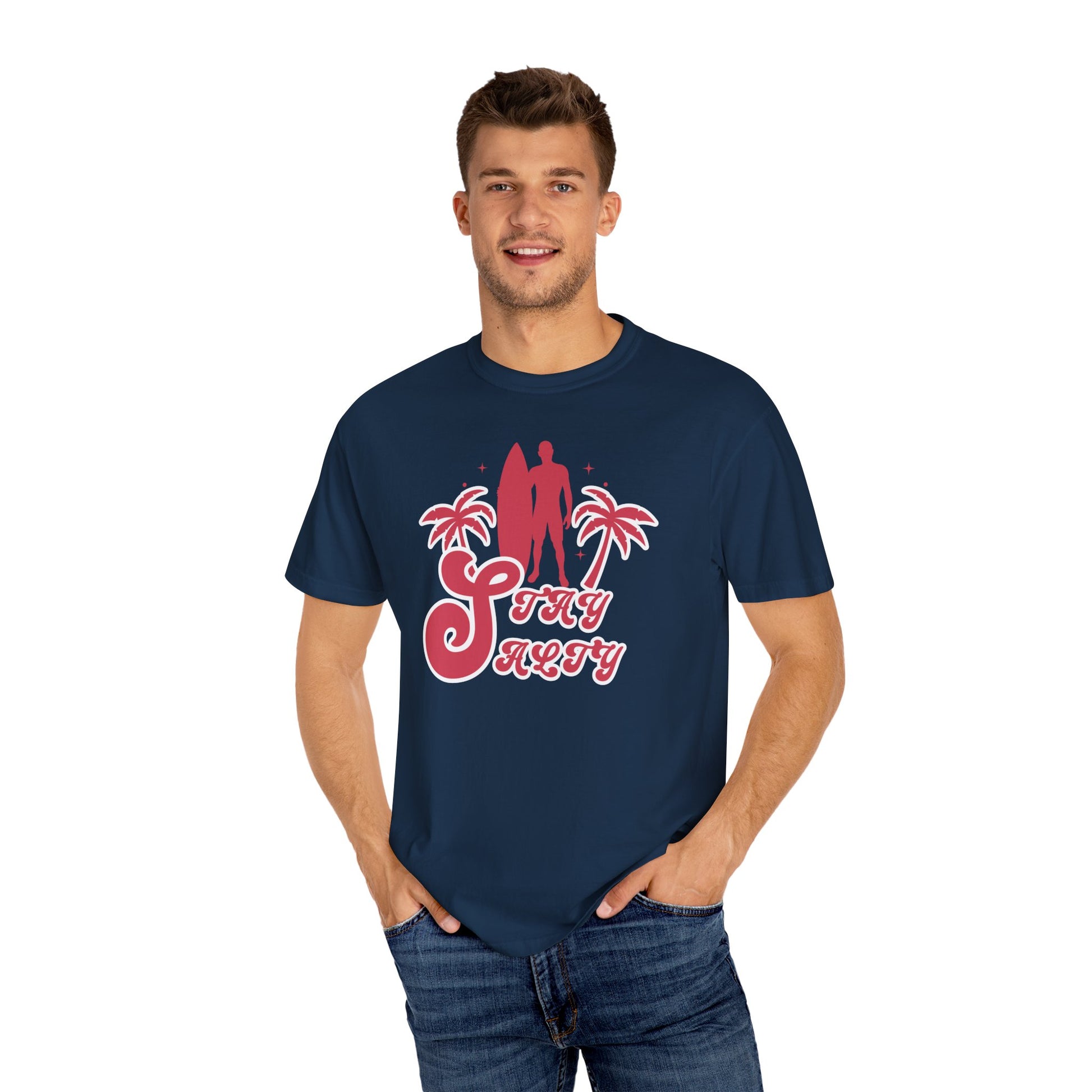 Stay Salty Surf Unisex Garment-Dyed Tee
