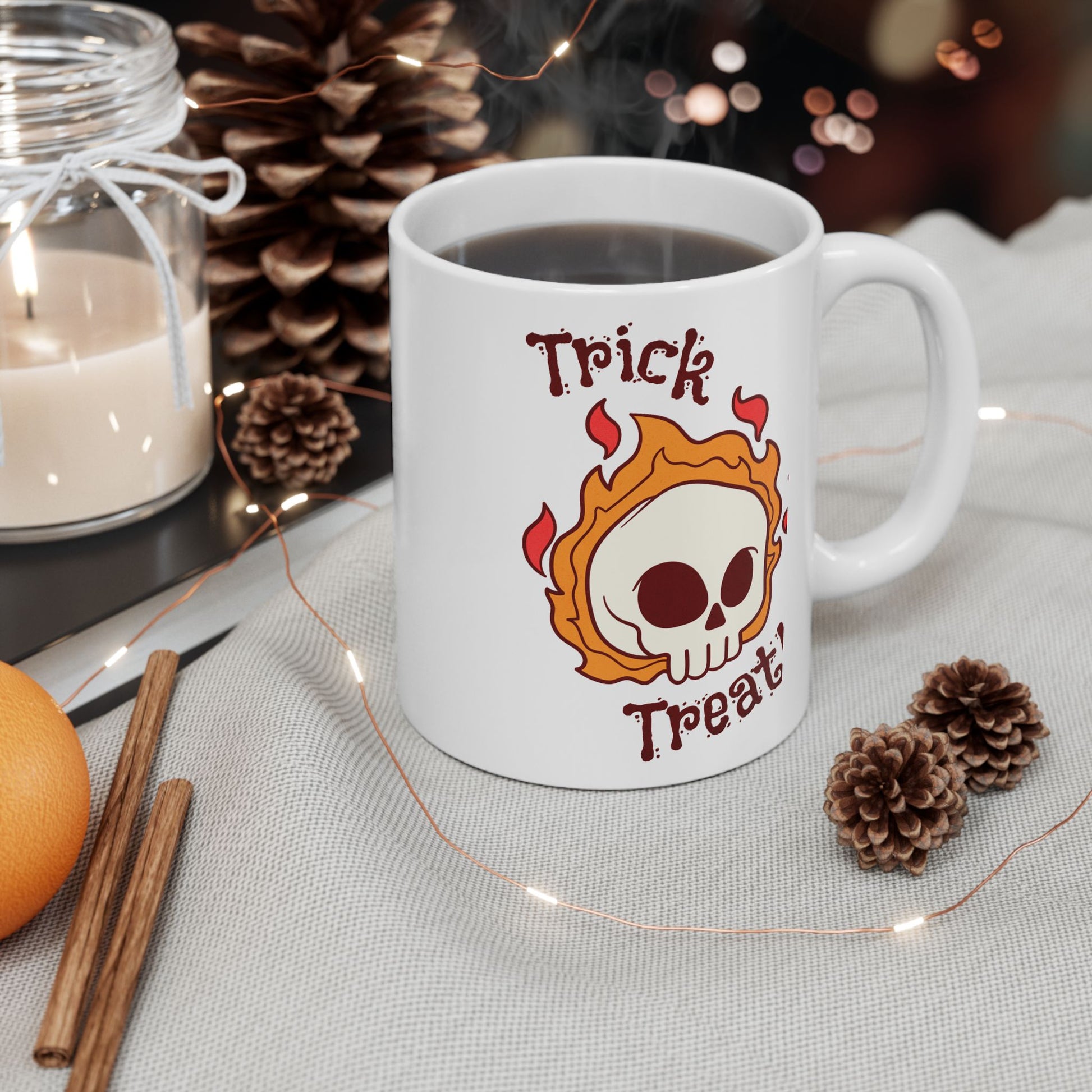 Trick or Treat & Caffeine! - Halloween Mug