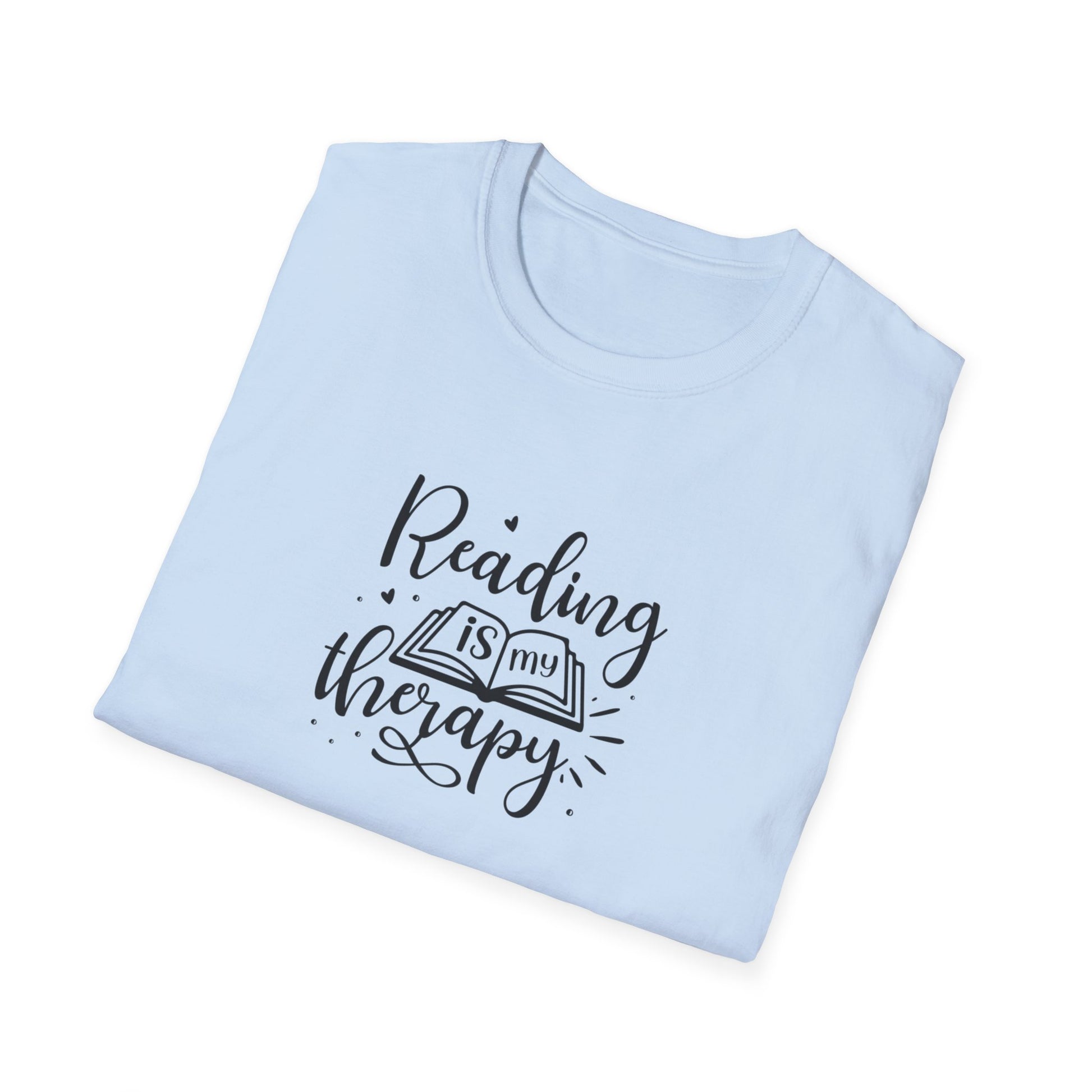 Reading is My Therapy Unisex Softstyle T-Shirt
