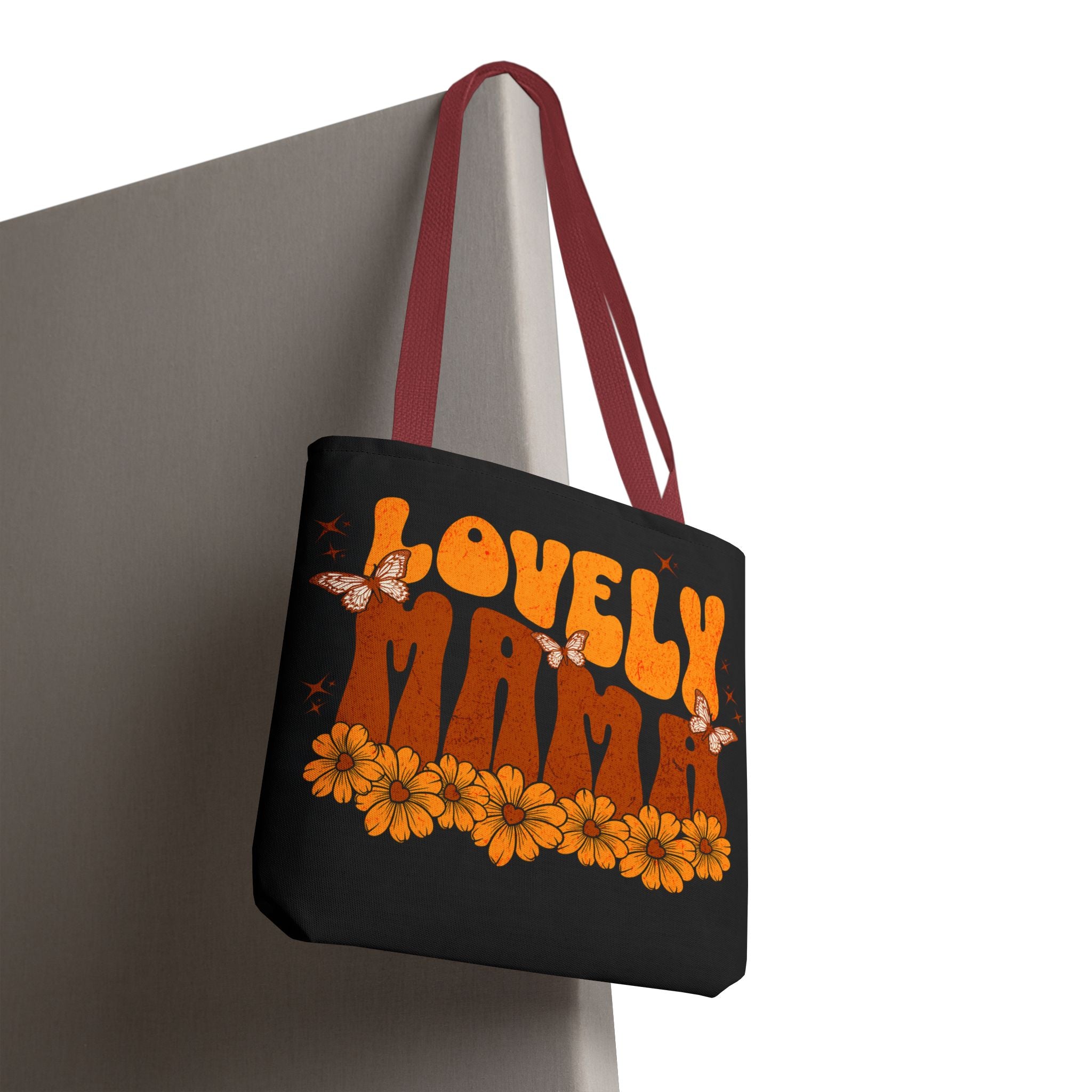 Lovely Mama Tote Bag - Floral Butterflies Design