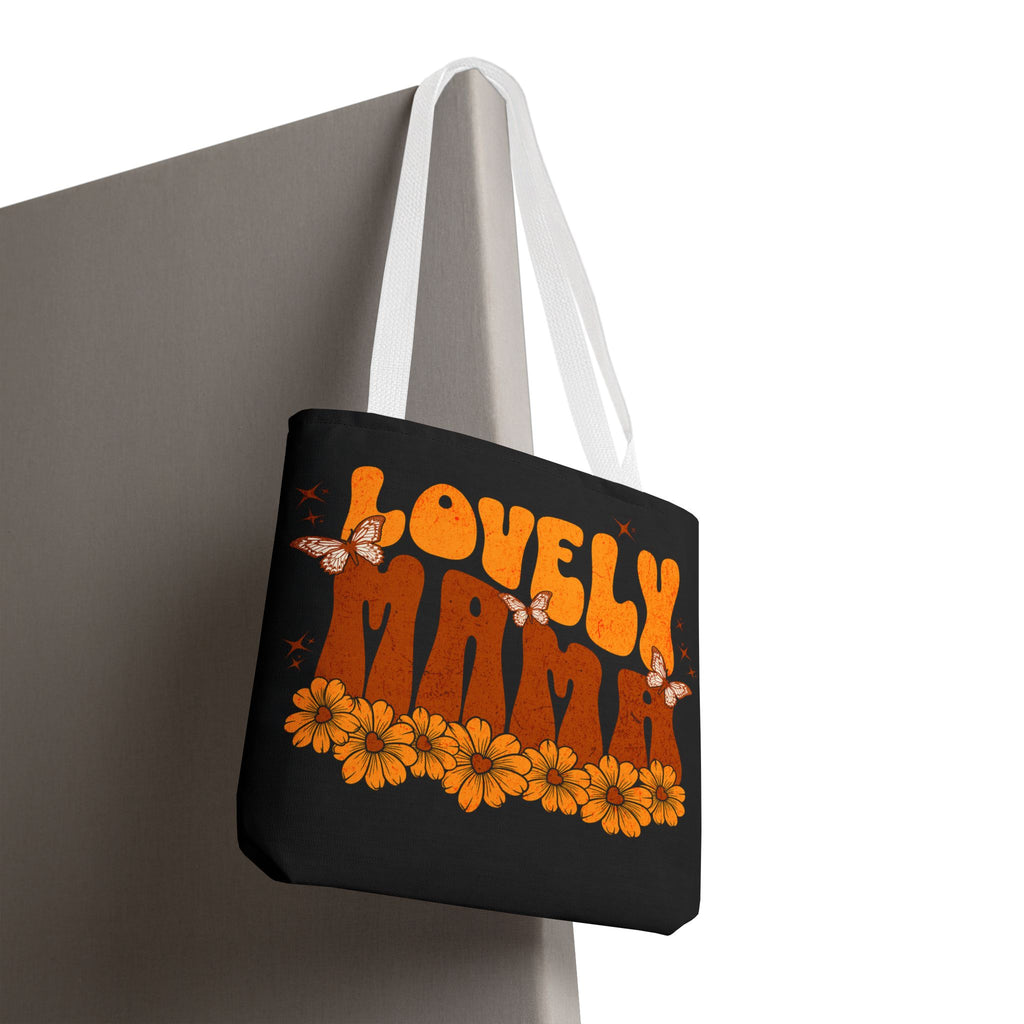 Lovely Mama Tote Bag - Floral Butterflies Design