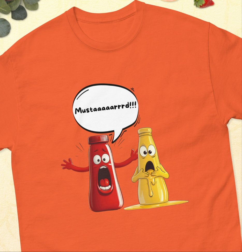 "Mustaaaarrrd!!!" t-shirt