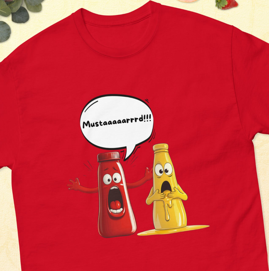 "Mustaaaarrrd!!!" t-shirt