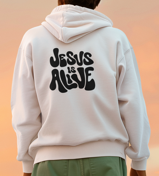"Jesus is Alive" Unisex Heavy Blend Hoodie - Faith Inspired Apparel