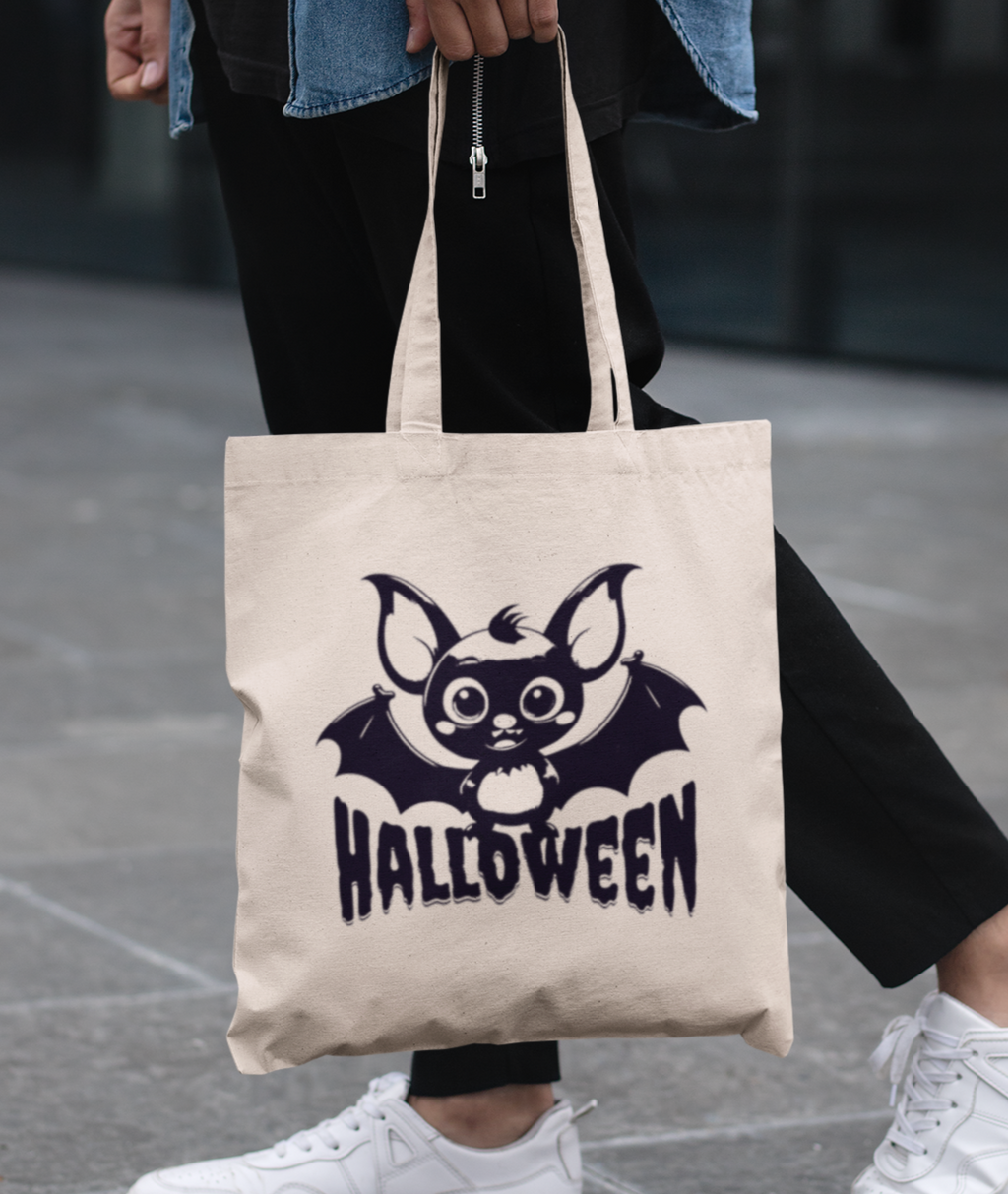 Batty for Halloween Tote – Cute, Creepy & Candy-Ready