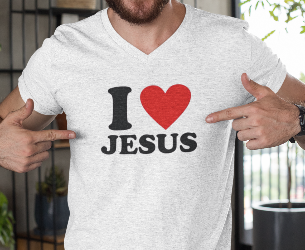 "I ❤️ Jesus" Christian Unisex classic T-Shirt – Wear Your Faith with Love