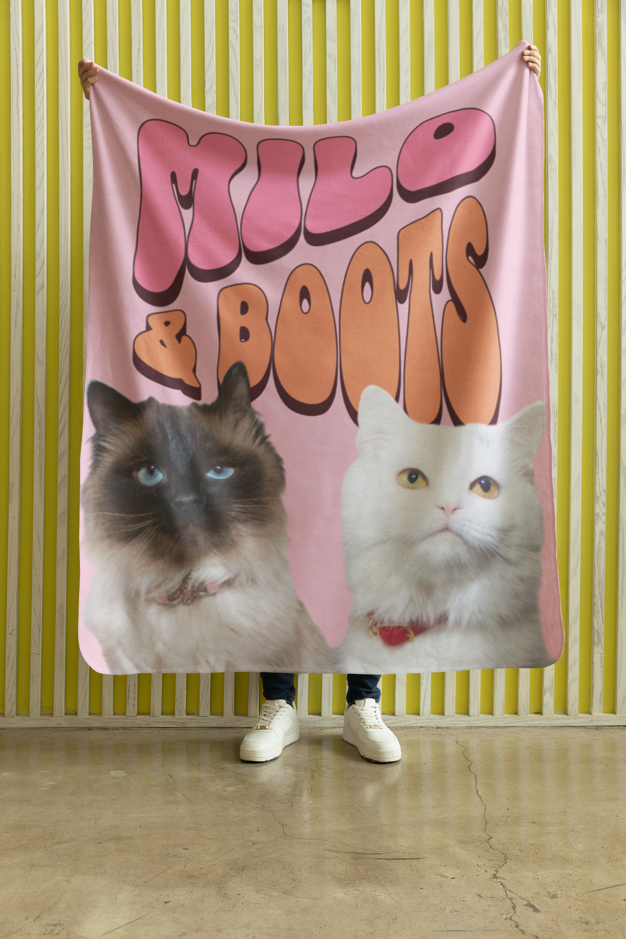 Velveteen Plush Blanket, Personalized Pet Blanket