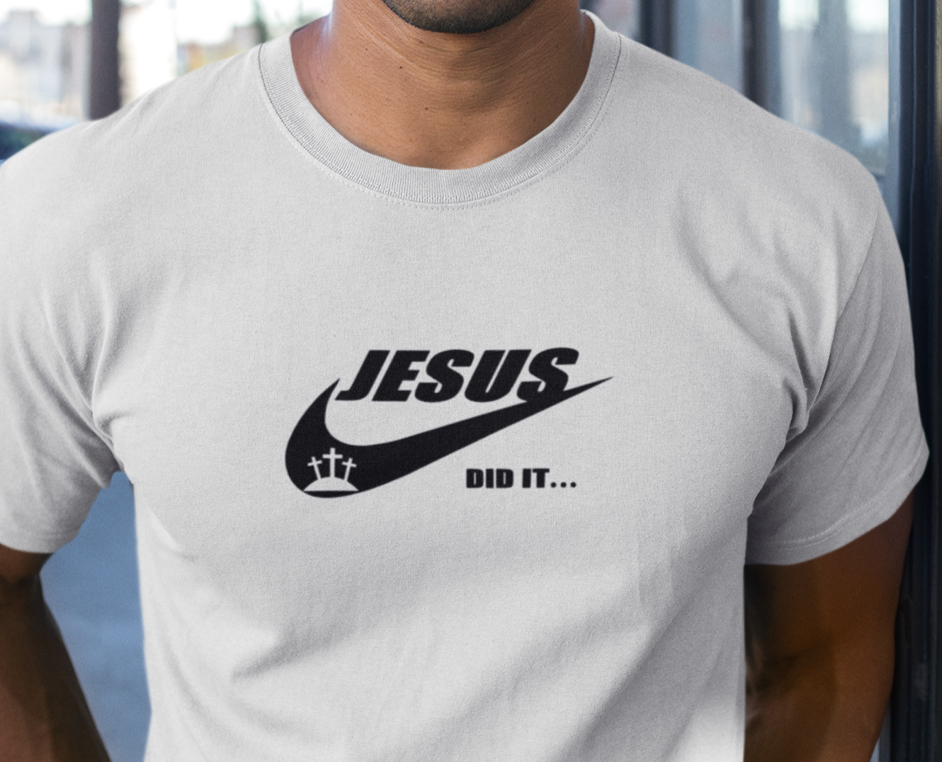 "Jesus Did It" Christian T-Shirt - Faith-Inspired Easter Gift