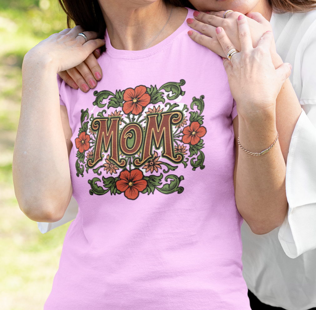 Floral Vintage MOM T-Shirt – The Best Mother’s Day Gift for Mom
